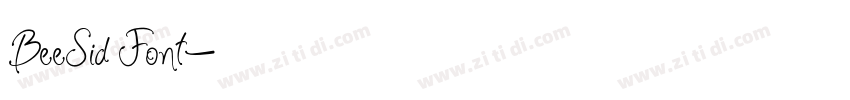 BeeSid Font字体转换